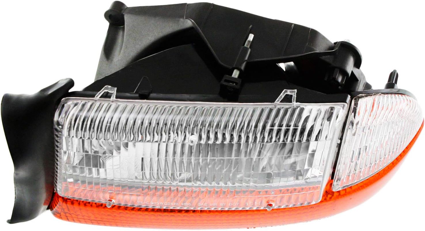 CarLights360: For Dodge Dakota Headlight Assembly 1997-2004 Driver Side DOT Certified CH2502122