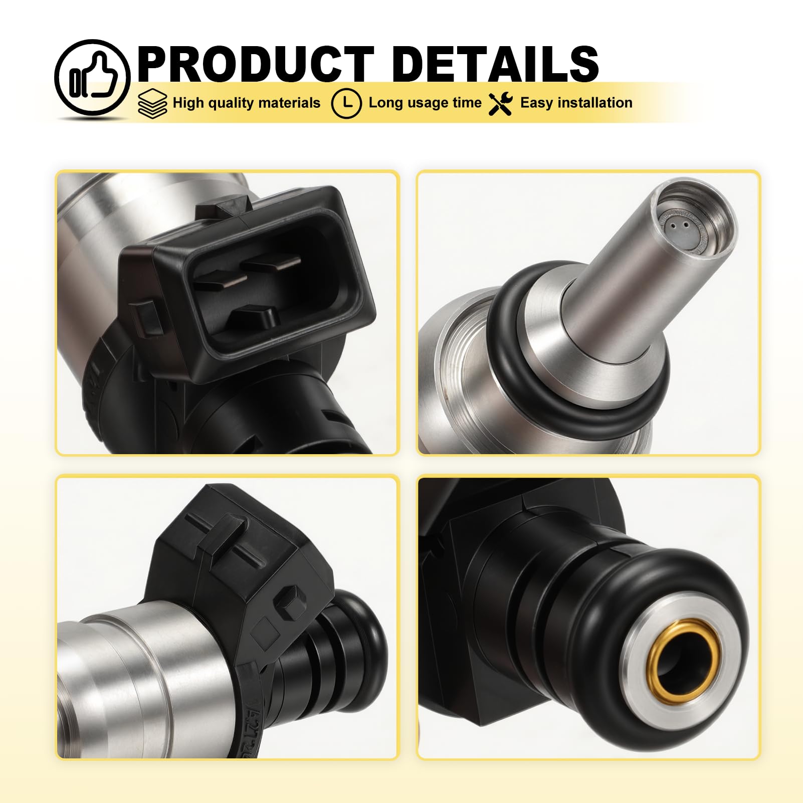 6 x Iniettori Benzina a Compatibili con BMW Serie 3 Cabriolet E46 1427240 Serie 5 E39, E60, Serie 7 E38, X3 E83, Z3, Z4 Rcambio A2C59511971