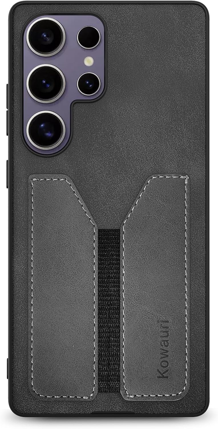 Kowauri Case for Samsung Galaxy S25 Ultra [Not fit for S25/S25 Plus], PU Leather Wallet Case with Credit Card Slot Holder Ultra Slim Protector Case for Samsung Galaxy S25 Ultra (Black) - Image 2
