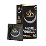 SKYN Snug Fit Condoms - 12 Count - Lubricated Latex-Free Condoms, Skin-on-Skin Feeling with Closer Fit