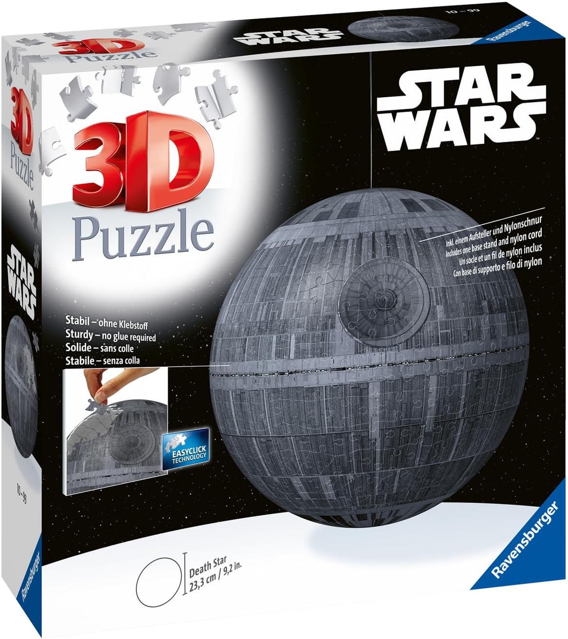 Ravensburger - 3D Puzzle Star Wars The Black Death, 540 Pieces, 10+ Years