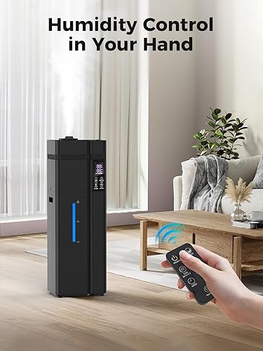 Miniatura 7 de Humidificador grande de 13L3.43 galones, cobertura de 800 pies cuadrados, tiempo de funcionamiento de 100 horas, control de humedad automático,