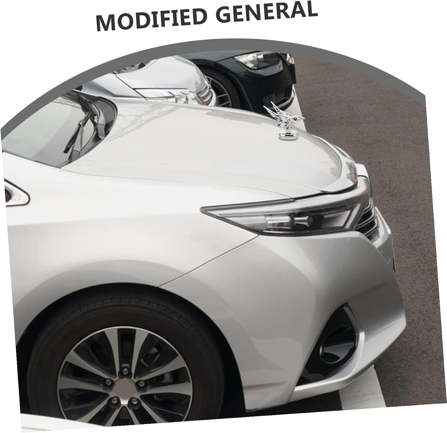 Eagle Car Hood Ornament Plastic Hood Decoration Truck and Car Engine Exterior Sticker with Sophisticated Finish for Stylish Vehicle Personalization