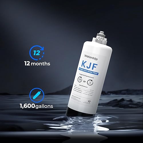 Miniatura 6 de Waterdrop Filtro WD-KJF, repuesto para sistema dispensador de agua caliente instantánea de ósmosis inversa WD-KJ600, 12 meses de vida útil
