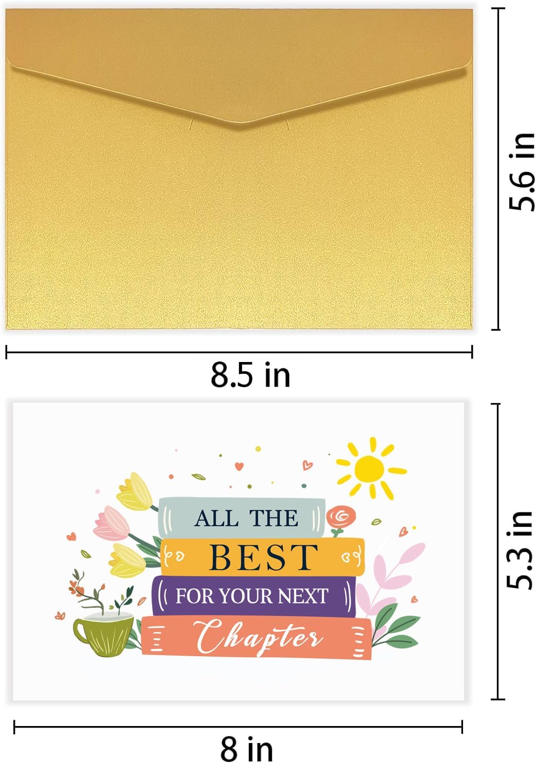 Funny Next Chapter card for Men Women, Good Luck New Adventure Card, Congrats Graduation Cards, Leaving, Retirement, New job, Going Away Cards for Coworker, Goodbye Gift for Friend Him Her image 2