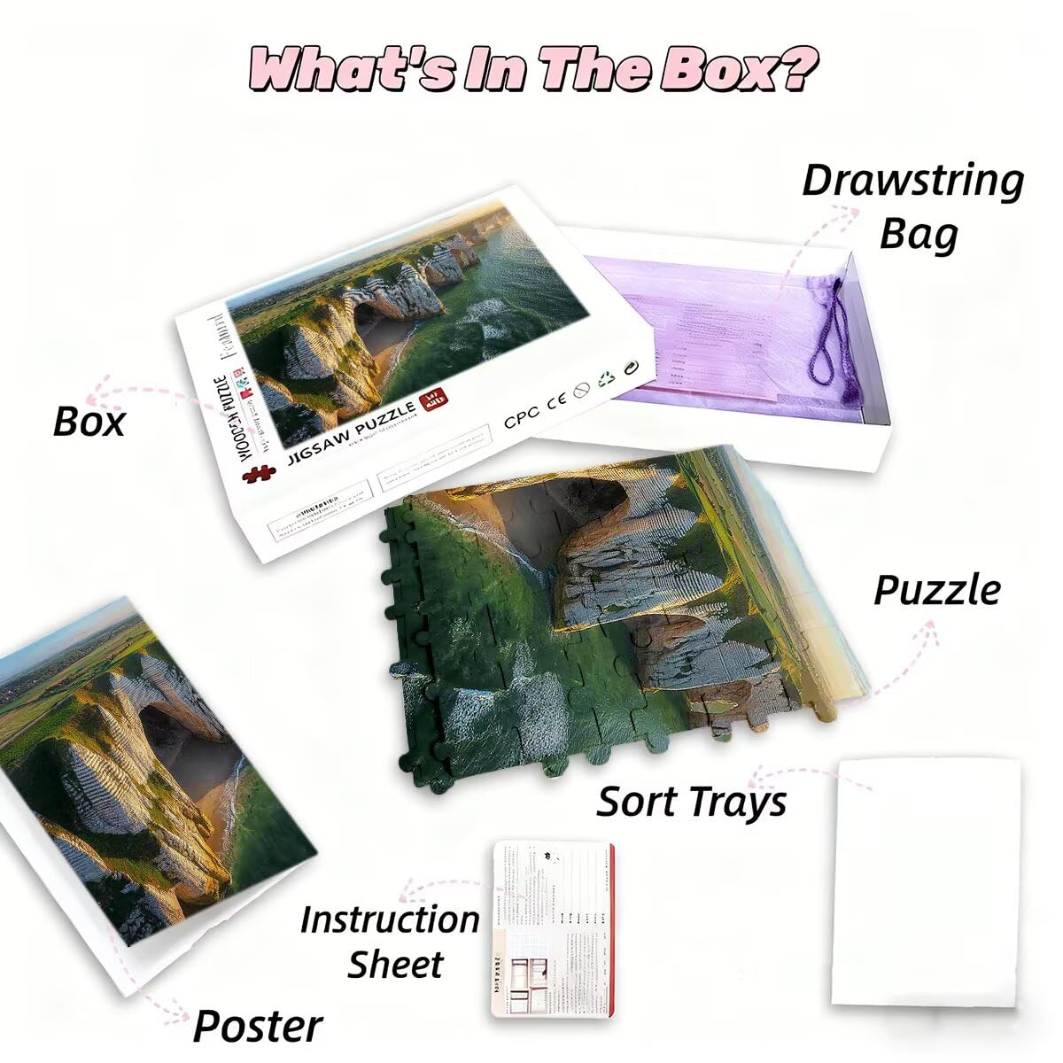 Puzzle 5000 sztuk krajobrazy puzzle ocean wymiary 156 x 105 cm puzzle dla dorosłych kreatywna rozrywka, śmieszne klasyczne puzzle zabawki edukacyjne oryginalne prezenty dla kobiet I-37