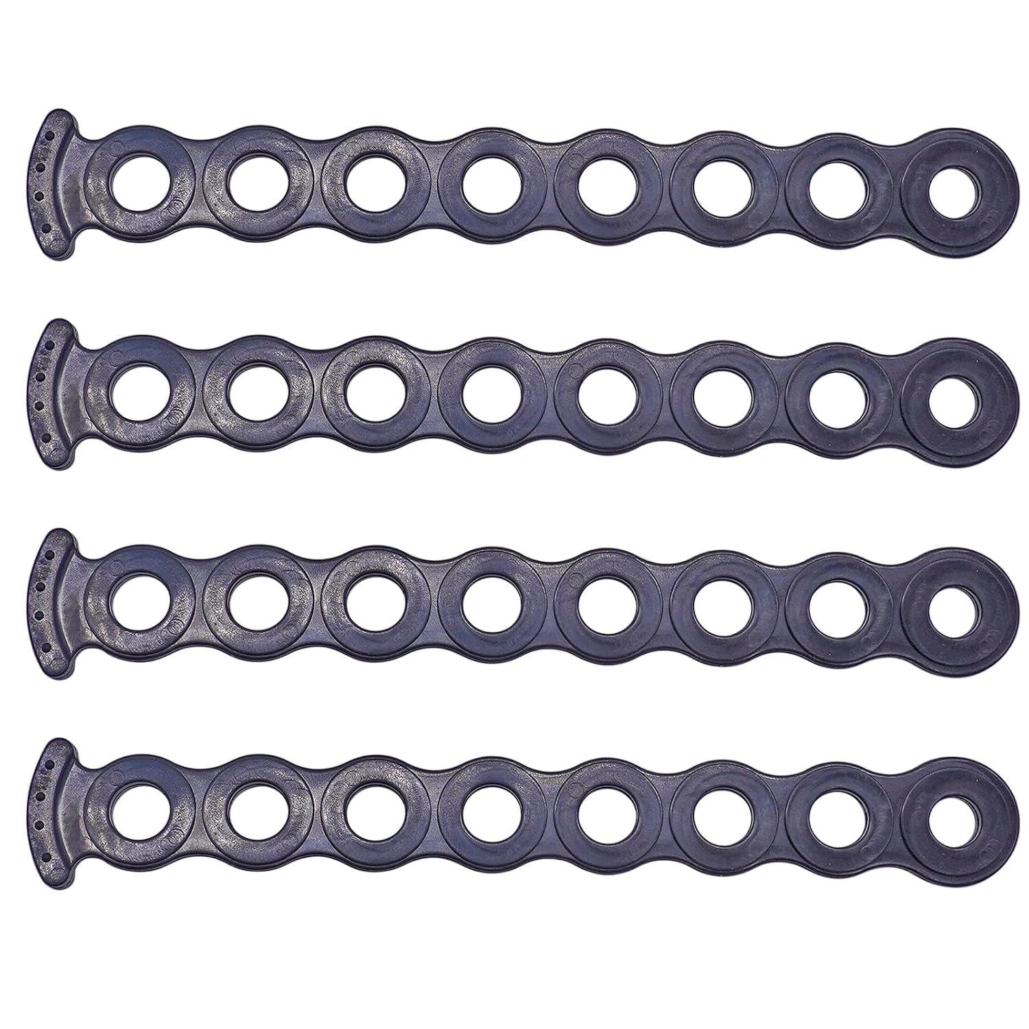 8002412 Bike Rack Rubber Straps,Rubber Chain Strap for Bike Rack,Bicycle Wheel Stabilizer Straps,Adjustable,4 Packs