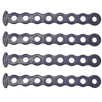 8002412 Bike Rack Rubber Straps,Rubber Chain Strap for Bike Rack,Bicycle Wheel Stabilizer Straps,Adjustable,4 Packs