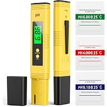 2024 pH Meter for Water - Precision Digital pH Tester with UL Certified and 3pH Calibrated Powder 0.01 Accuracy - Perfect for Home Water, Hydroponics, Aquariums, Pools and More