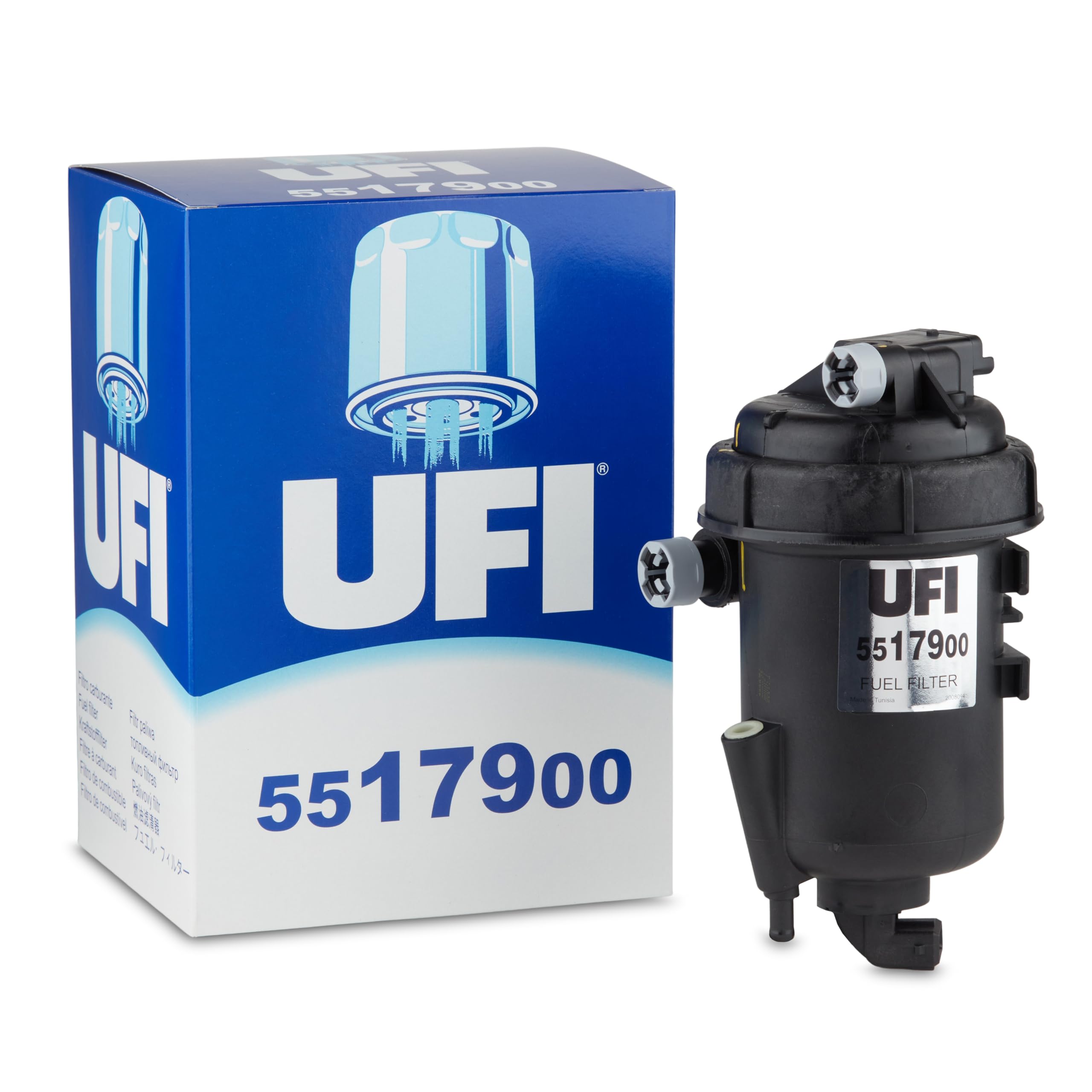 UFI Filters, Filtro Gasoil 55.179.00, Filtro de Combustible Diésel de Recambio, Apto para Coche, Apto para Modelos Fiat Sedici y Suzuki SX4