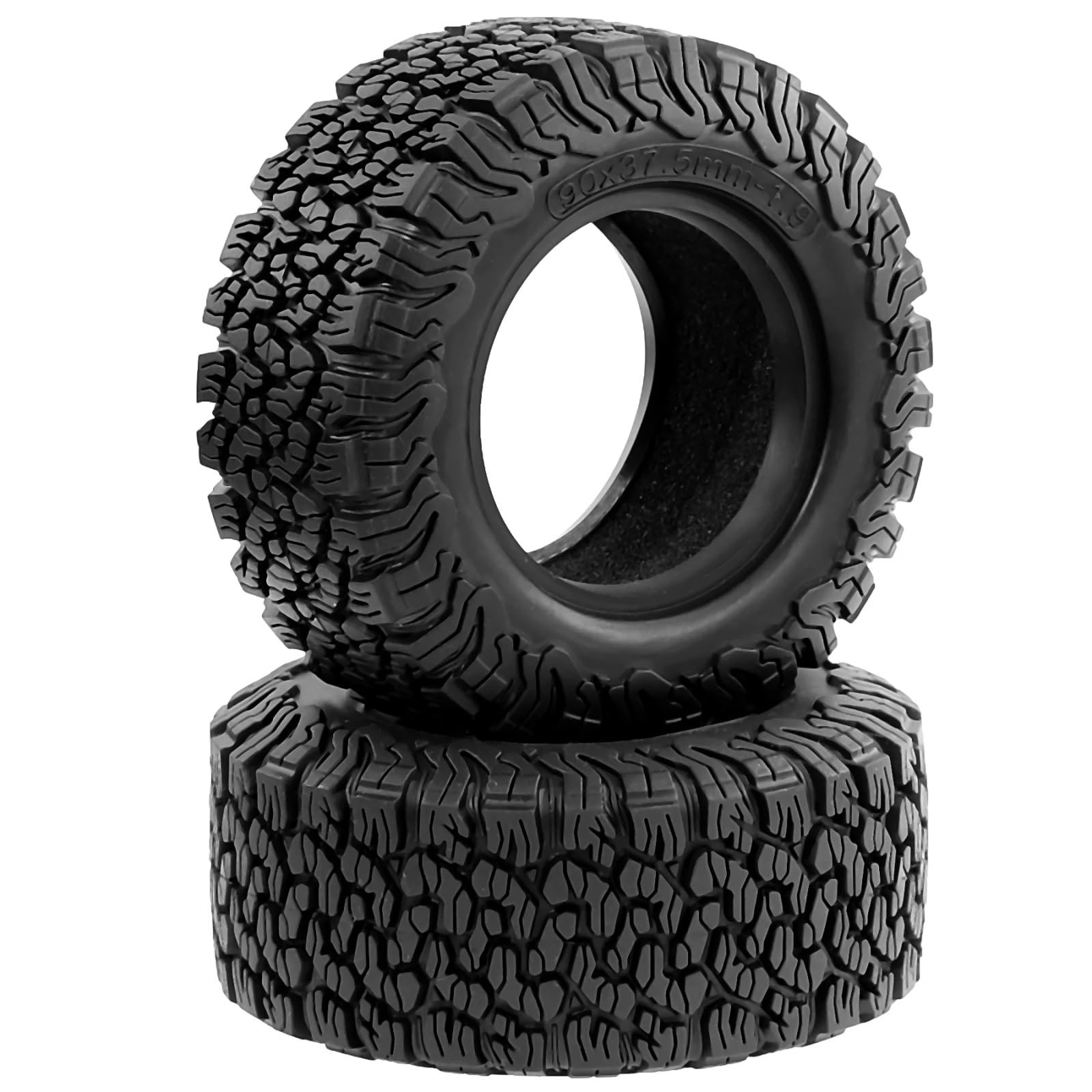 Per Axial Per Scx10 Ii Per Traxxas Per Trx-4 1/10 Rc Crawler Gomma Da 1.9 Pollici Beadlock Set Pneumatici Per Ruote Parti Aggiornamento RC Modelli Pezzi