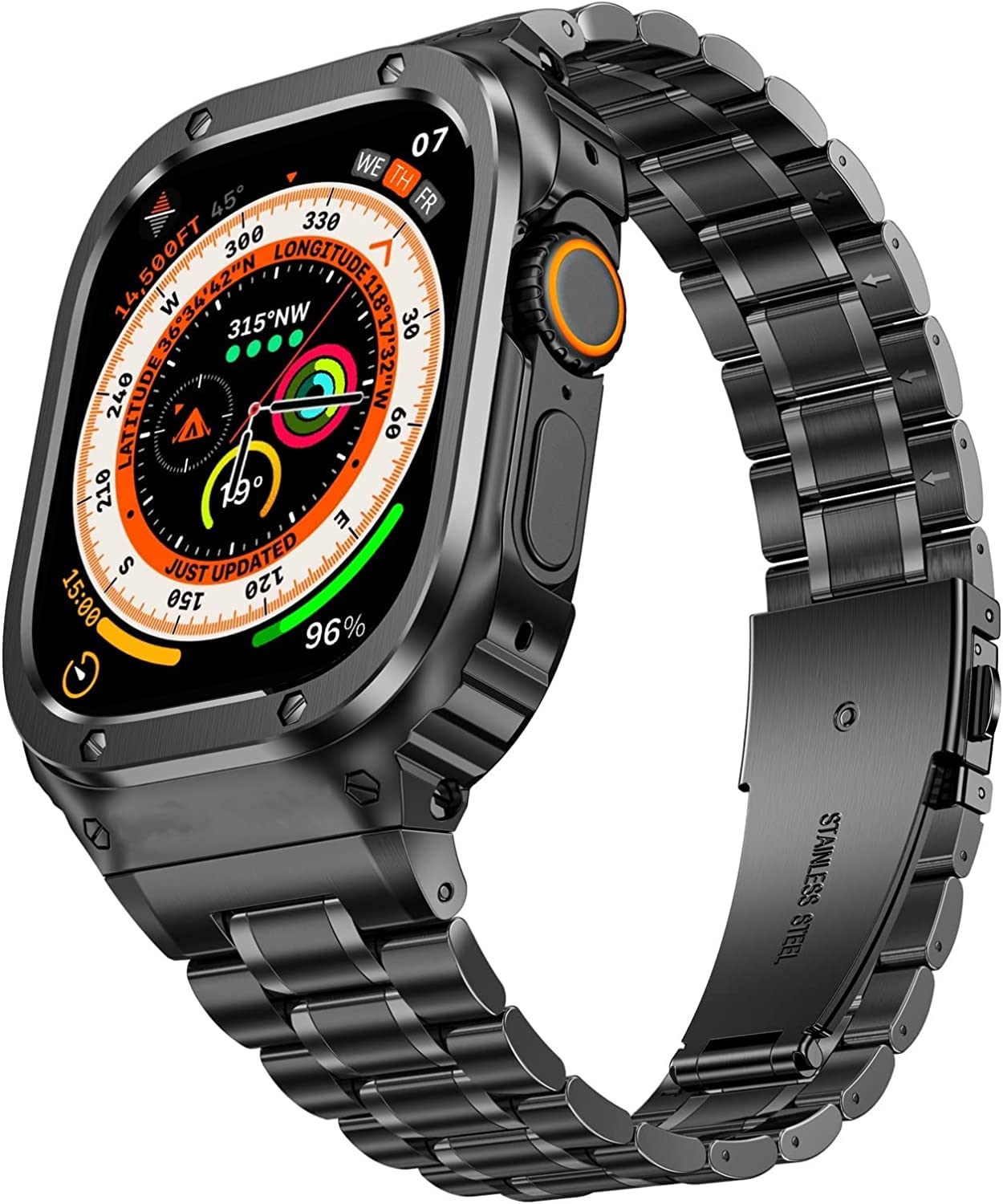 DadoIntegrated Case and Watch Band Compatible with Apple watch Ultra 2 & 8 Ultra 49mm