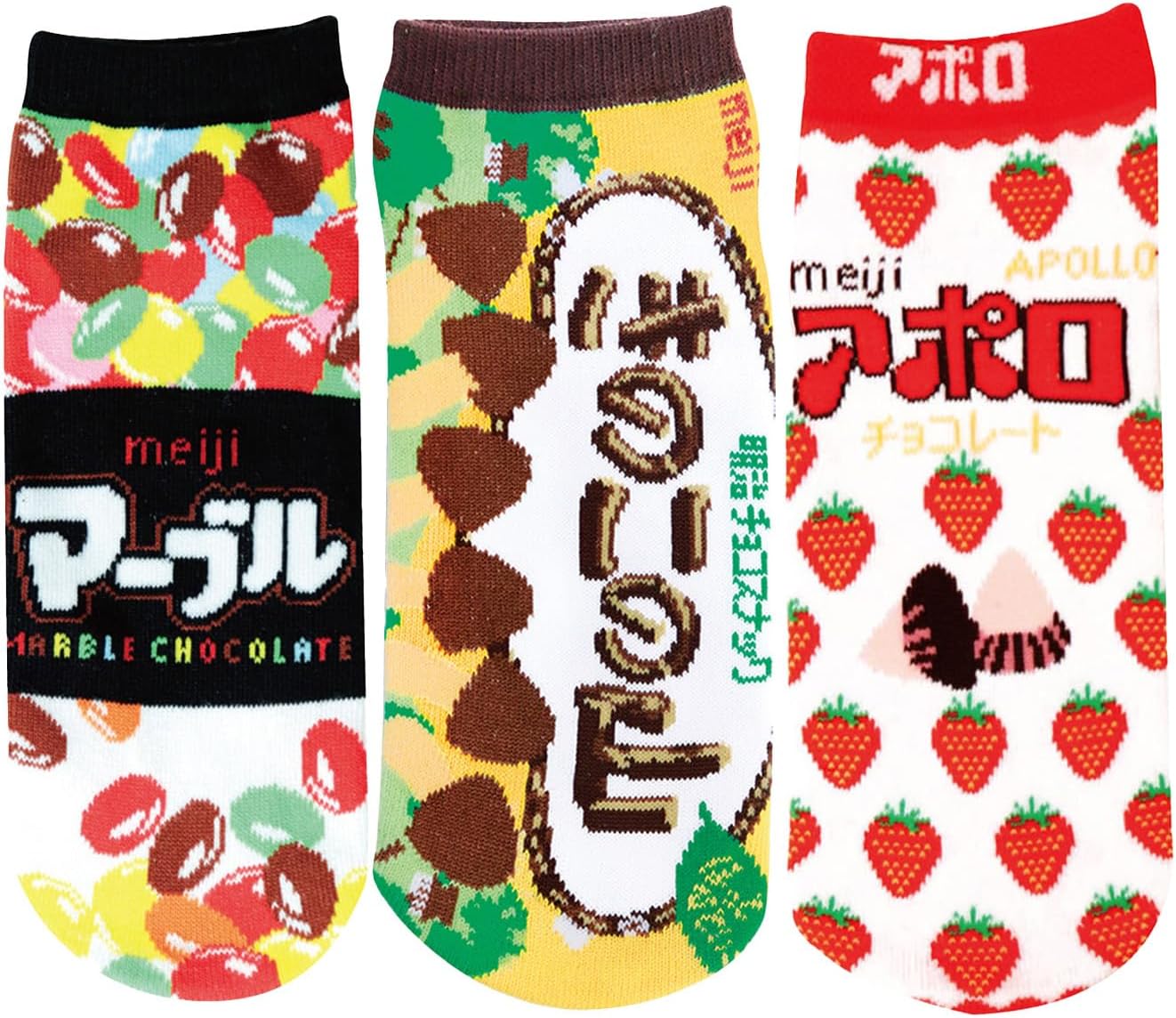 Allone 3 Pack Float Hello Kitty My Melo Chrome Socks