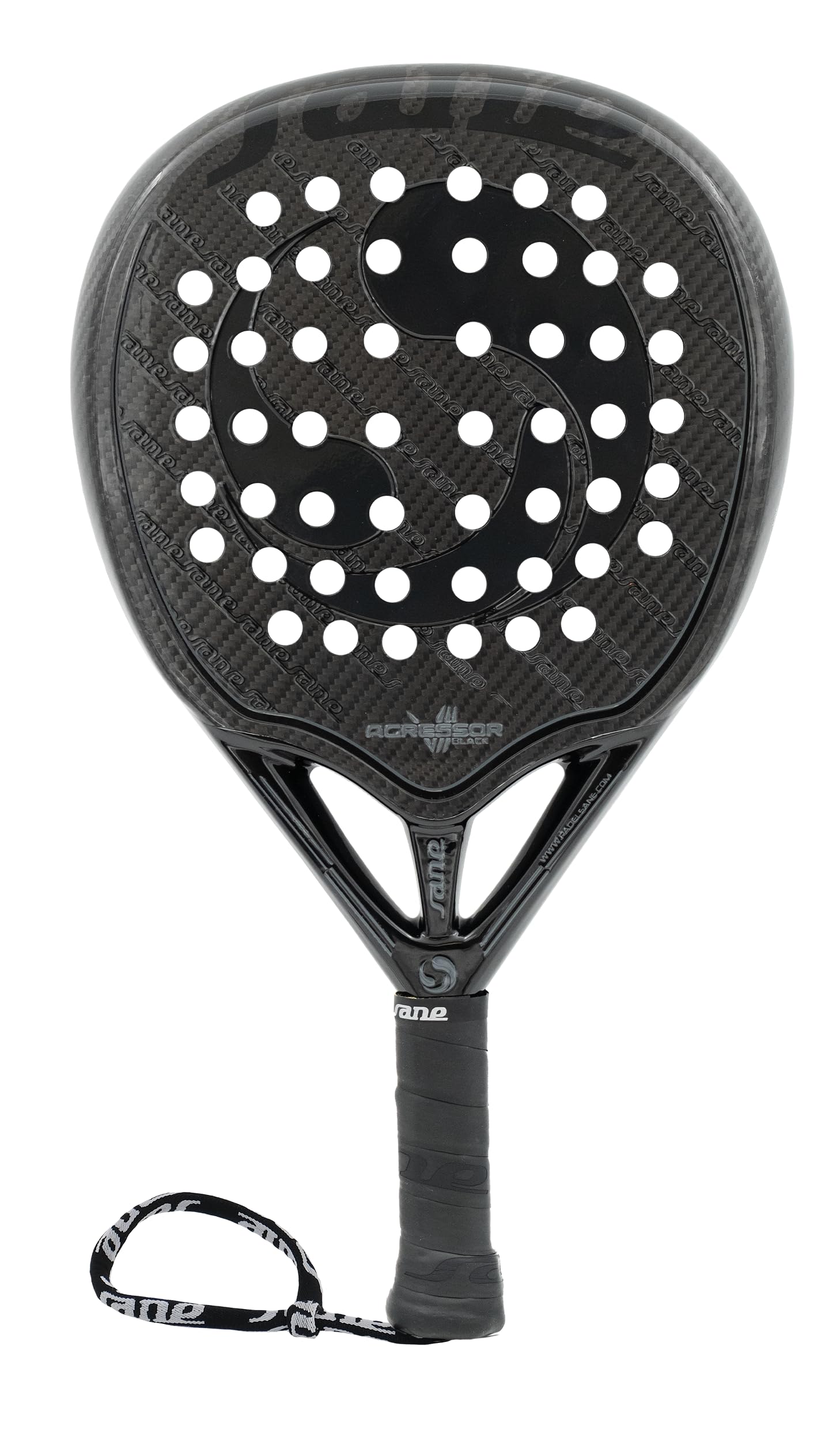 Sane AGRESSOR VII Black - Racchetta da paddle Sane