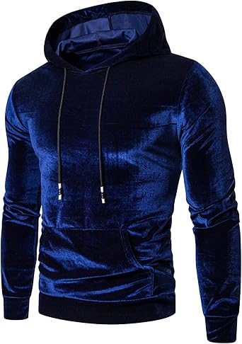 JEShifangjiusu MenS Hoodies Casual Sweatshirt Fashion Winter Warm Velvet Overcoat Long Sleeve Regular Fit Pullover Blouse