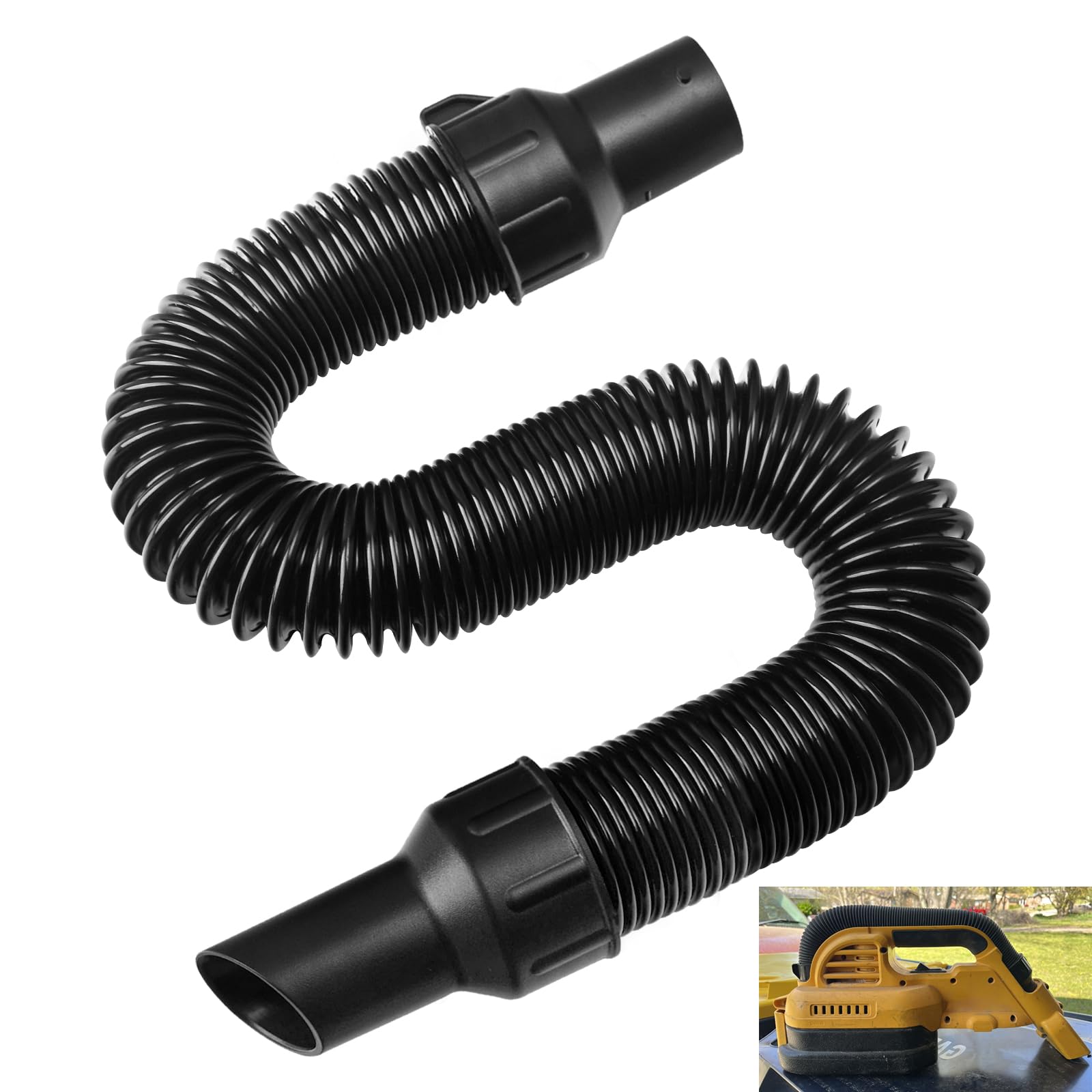 N445803 Vacuum Hose Assembly Compatible with DeWalt Cordless Vacuums, Fits Model DCV517B Type 1, DCV517M1 Type 1, DC515, DC515K (N445803)