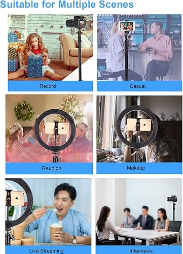 Miniatura 7 de Soporte para cámara de escritorio Regetek Soporte de montaje de escritorio con cabeza de bola giratoria de 360, soporte de montaje de mesa de 16-33