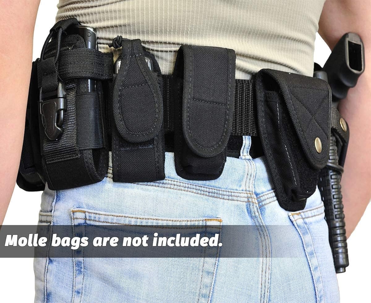 FAIRWIN Men's Tactical Belt, 2 Pack 1.5 Inch Military Tactical Belts for Men, Web Belt Nylon Belt - Work Tool Belt : Sports & Outdoors