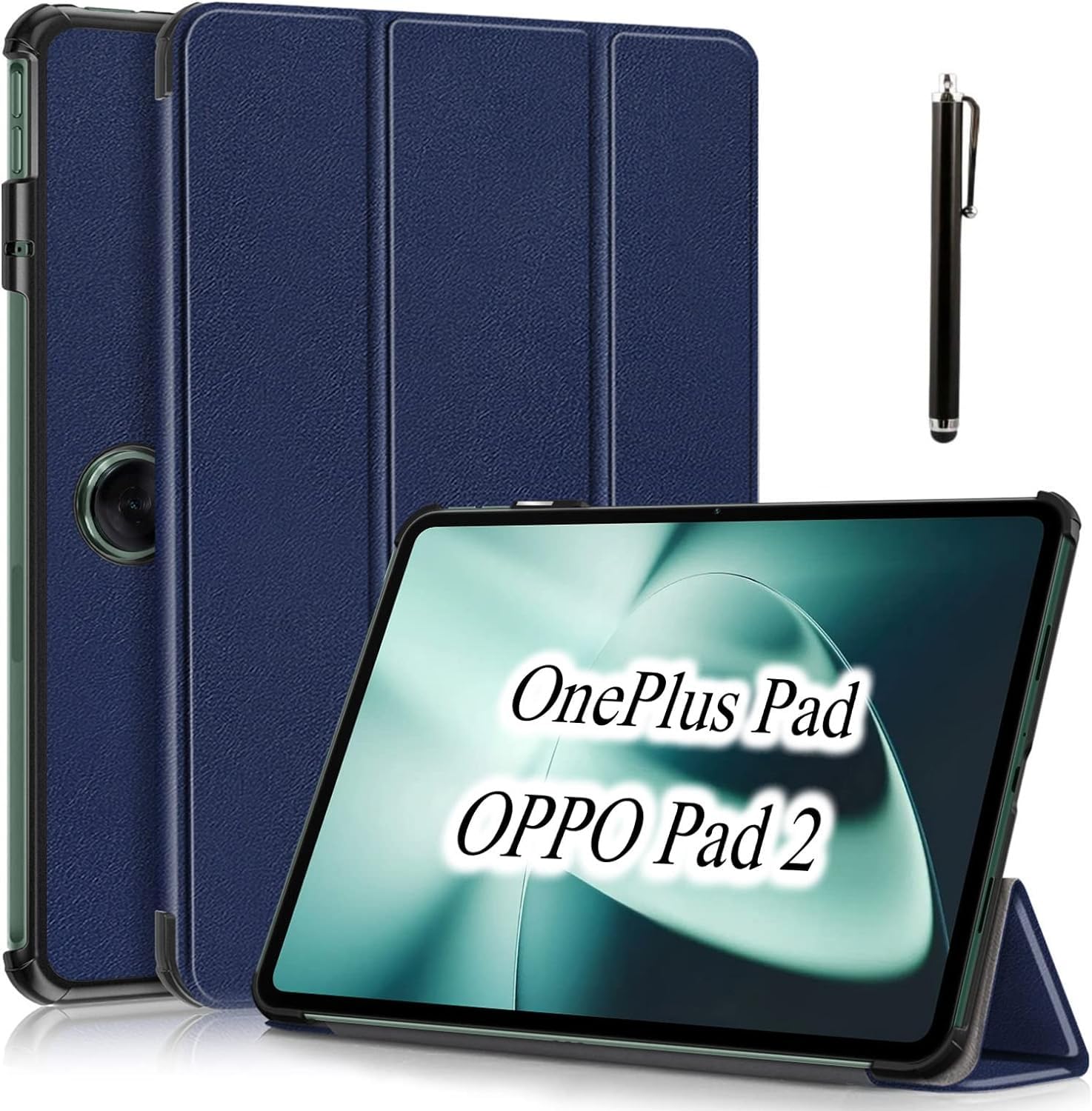 M.G.R.J® Smart Trifold Hard Shell Flip Case Cover for OnePlus Pad/Oppo Pad 2 11.61 inch 2023 (Auto Sleep/Wake|Magnetic Closure|Stylus Pen) (Blue) (B0CLH797BN) Amazon Price History, Amazon Price Tracker
