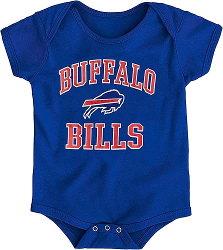 Outerstuff NFL - Enterizo clásico para recién nacidos y bebés de 0 a 24 meses, diseño de corazón y alma oficial del equipo oficial