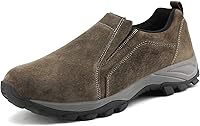 NORTIV8 Men's Slip-On Loafer Walking Shoes - Comfortable Water-Resistant Leather Loafers for All-Day Wear