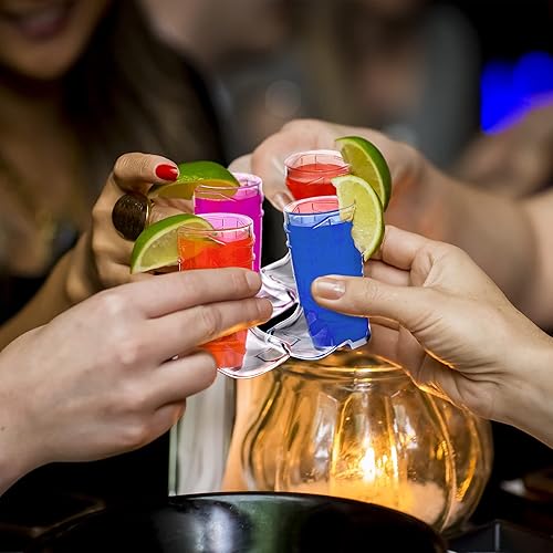 Miniatura 7 de ADXCO - 24 vasos de vaquero transparentes de 1 onza, mini vasos de tiro para botas de vaquero, vasos de plástico para botas de vaquero occidental,