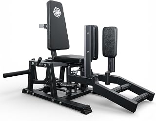 2-in-1 Hip Abductor Adductor Machine – Plate Loaded Inner & Outer Thigh Gym Equipment