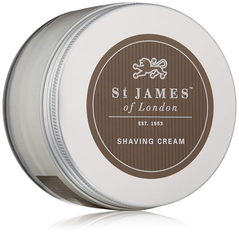 St James of London Creme de Barbear Black Pepper & Lime em Pote de Vidro, 150 mL