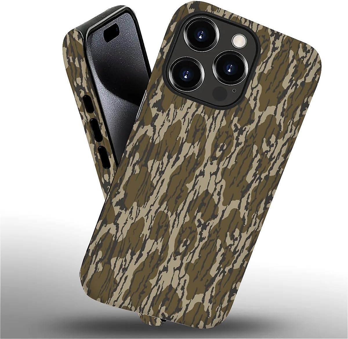 SmaMZ for iPhone 16 Pro Case, T2 Lands Camo Shockproof Rugged Cover Dual Layer Soft TPU Hard PC Bumper Case Design for iPhone 16 Pro - Image 3
