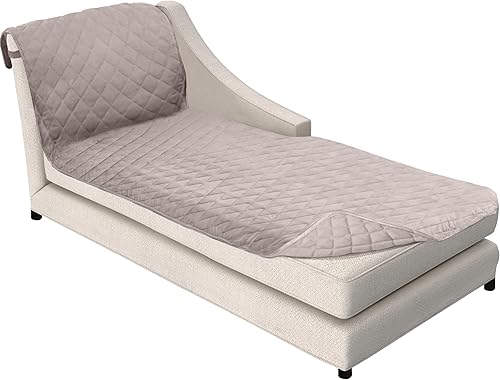 Vista 228 de Sofa Shield Funda de sofá con correa, reversible, resistente a las manchas y al desgarro, funda acolchada de microfibra, lavables, asiento de 78