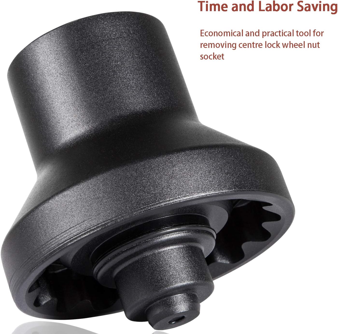 Centre Lock Wheel Nut Socket Tool Compatible with Porsche 991 Cayman Panamera 997 918 GT2 GT3, 3/4" Drive, Anti-Theft Wheel Nut Removal Tool, OEM 99136106900 Replacement, Durable Aluminum