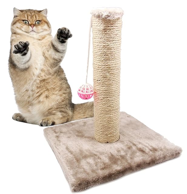 BPS® Juguete Rascador para Gatos con Campana, Scraper para Gato