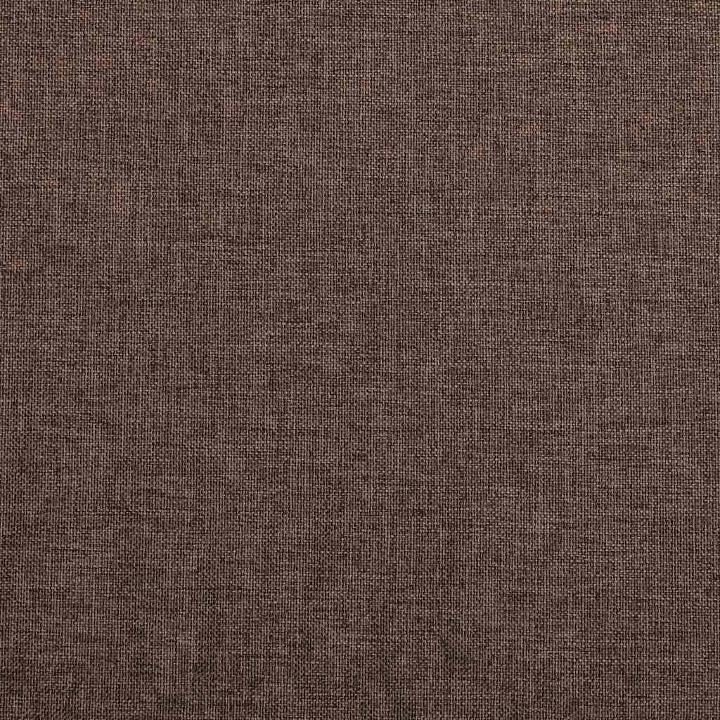 Lot de 2 rideaux occultants, avec crochets en métal, aspect lin, taupe, 140 x 245 cm, brise-vue, protection solaire, pour salon, chambre à coucher, séparation de pièce