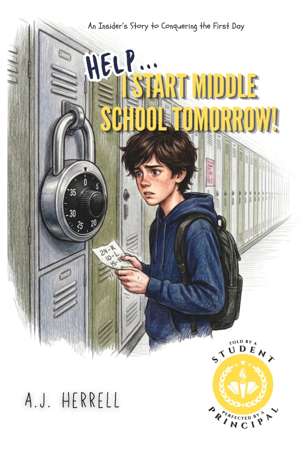 Help, I Start Middle School Tomorrow!: An Insider's Story to Conquering the First Day - Told by a Student, Perfected by a Principal
