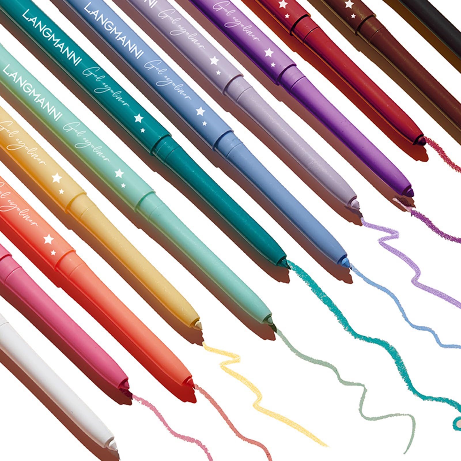 FantasyDay 6 Farben Wasserfester Eyeliner – Cremige Textur, Wischfest, Langanhaltend Bis 24h, Für Augen & Körper