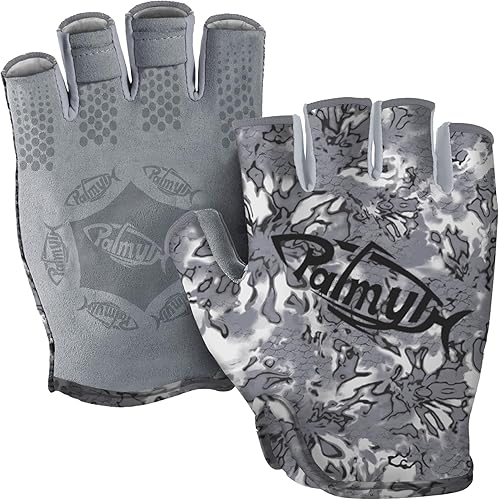 Palmyth Guantes de pesca UV Stubby con protección solar para hombres y mujeres, UPF 50+ SPF para kayak, remo, canoa, remo, conducción
