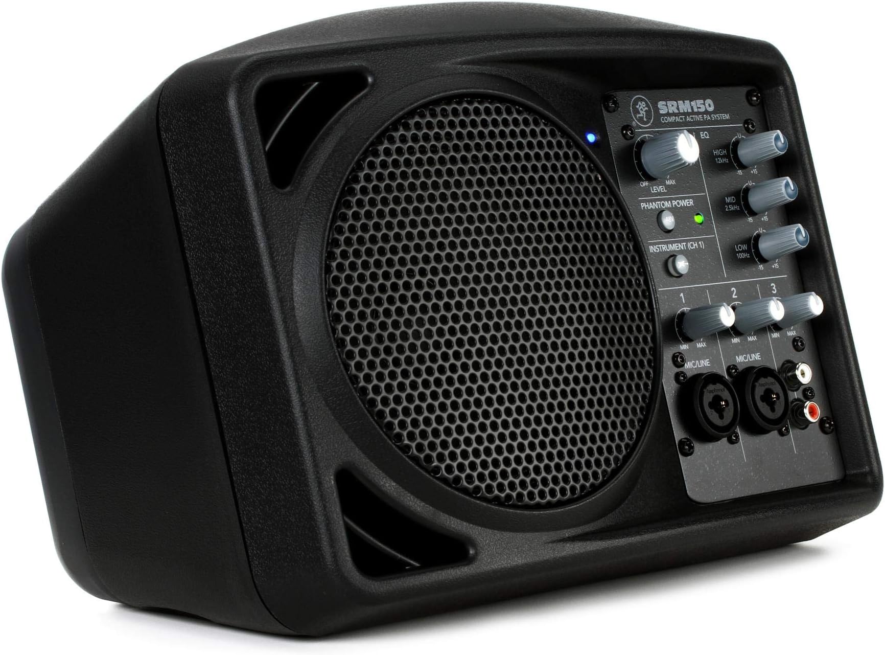 150 Compact Powered Pa System With 3 Channel Mixer, 3 Band Eq, And 5.25" Driver