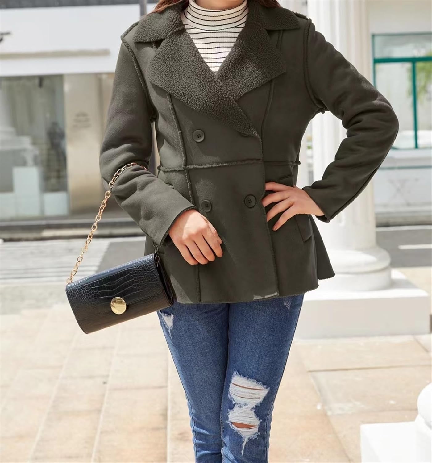 Faux Leather Motorcycle Jackets, Comfortable & Stylish Coats Faux Leather Jacket Women Bomber Jacket