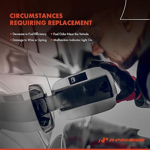 Miniatura 6 de A-Premium Tapa de llenado de depósito de combustible compatible con Jeep Wrangler, Wrangler JK, Cherokee, Gladiator y Dodge Grand Caravan, Dodge Ram