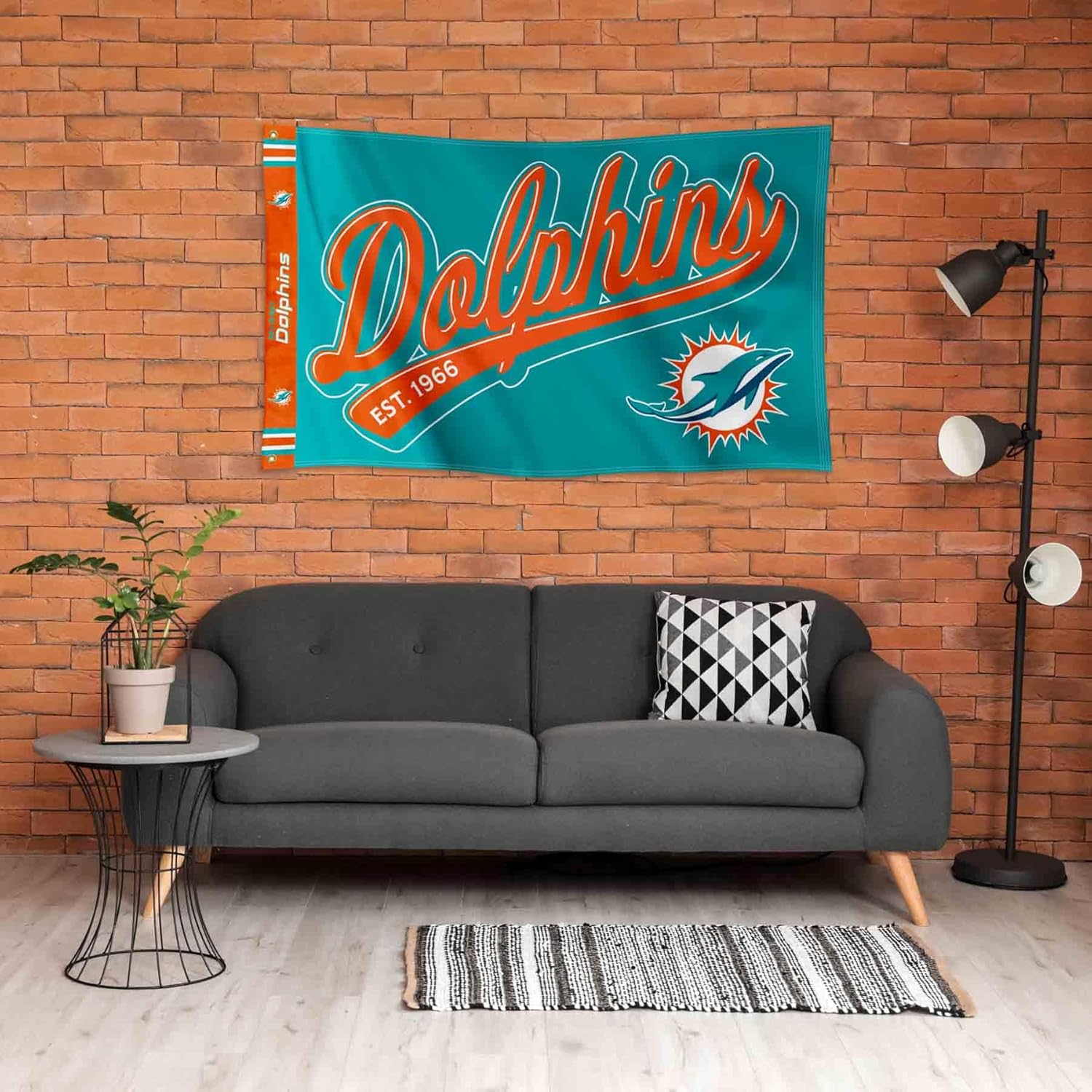 Miami Dolphins Script Logo Premium Flag - Image 4