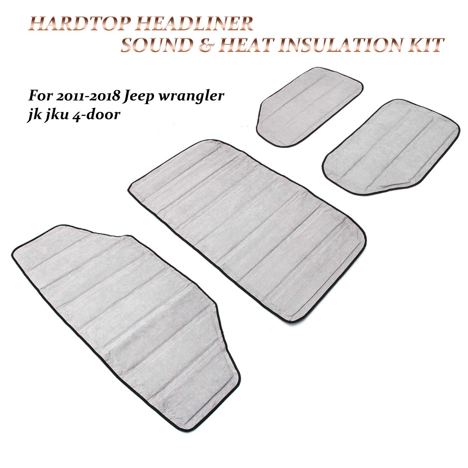 Buy KMFCDAE Headliner Hardtop Heat Insulation for Jeep JK Hard Top