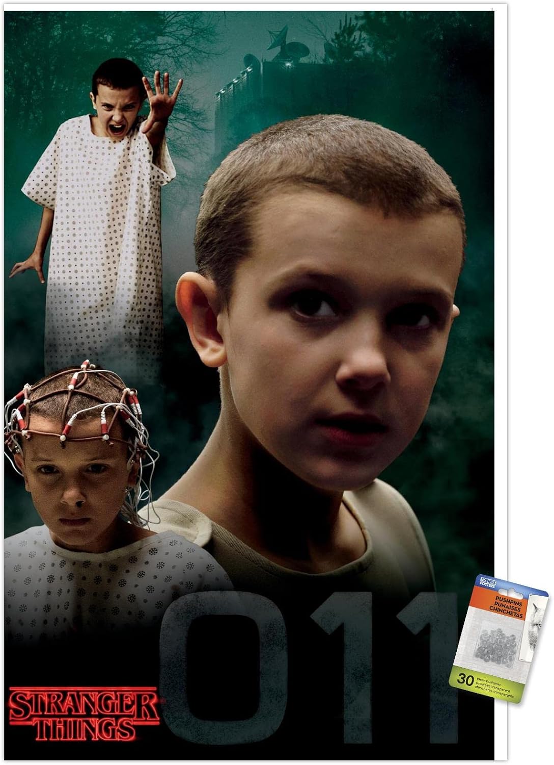 Netflix Stranger Things - Eleven Wall Poster with Push Pins