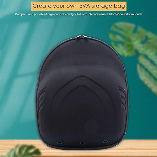 Miniatura 5 de ISCORK Travel Hat Case, EVA Waterproof Hard Case - Storage Case for Baseball Caps with Shoulder Strap and Carabiner, Organizer Box