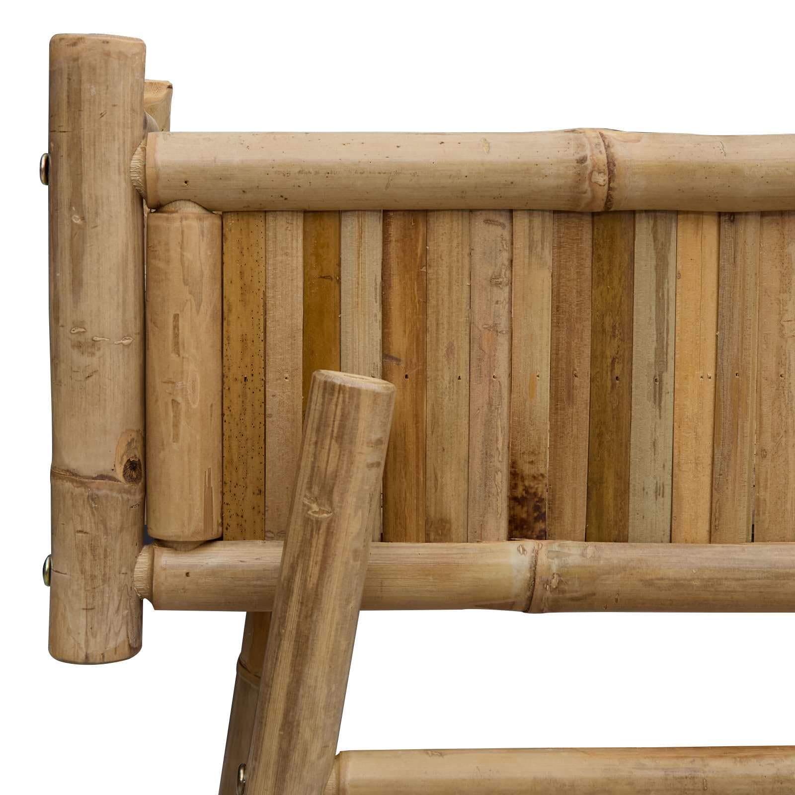 vidaXL Jardín Macetero con Soporte Natural 50 x 38 x 114 cm Bambú