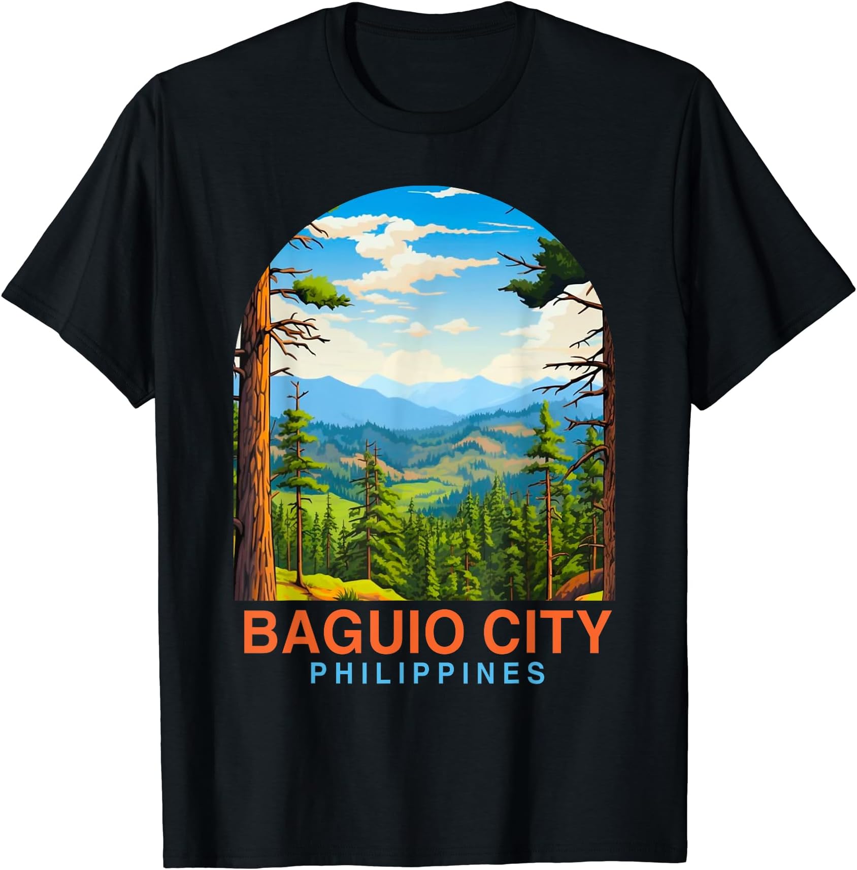 Baguio City Travel Adventure Trip Baguio City Philippines T-Shirt