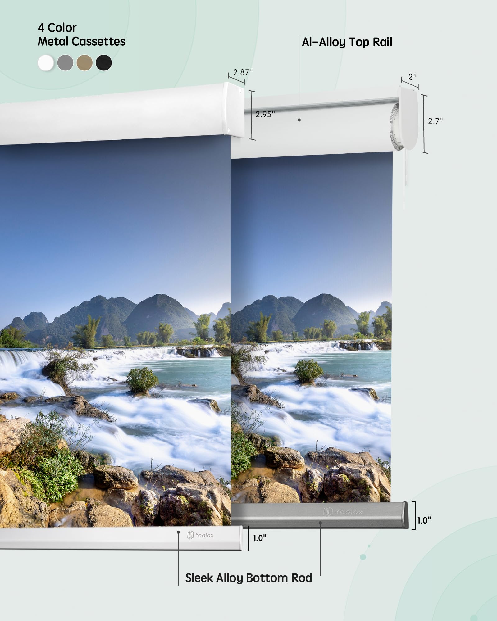 Amazon.com: Yoolax Motorized Roller Shades with Remote