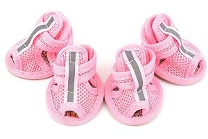 Zunea Dog Sandals for Breathable Summer Strolls
