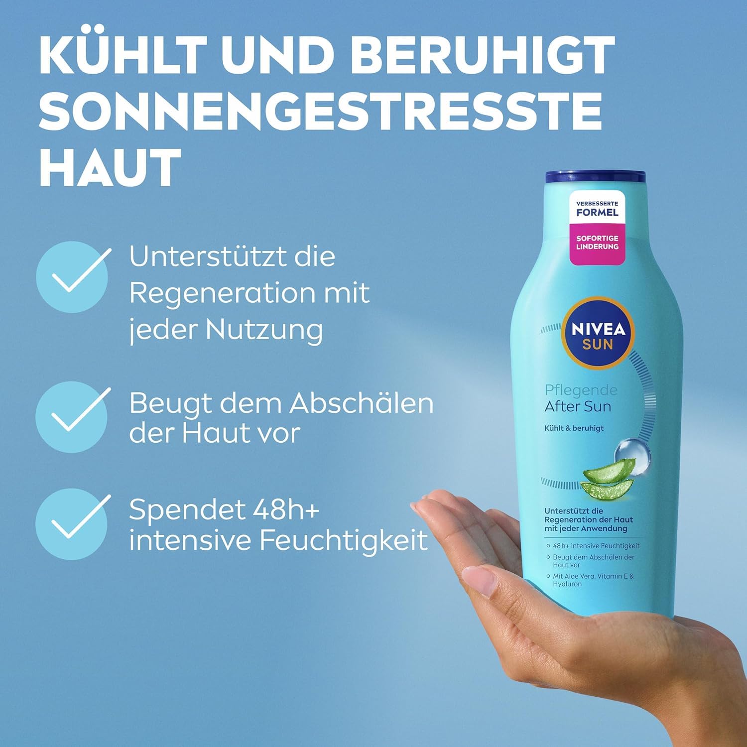 NIVEA SUN Pielęgnujący środek po opalaniu, 400 ml