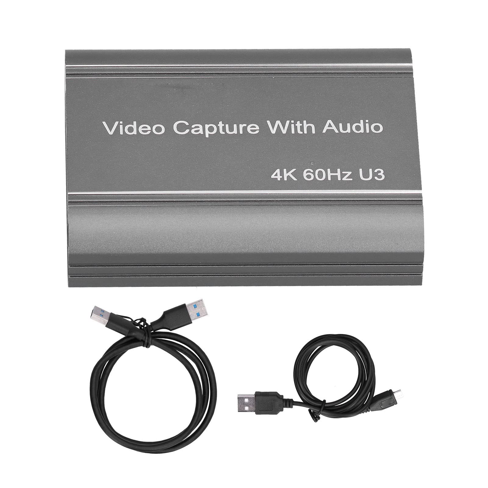 Carte de Capture d'interface multimédia HD Carte de Capture vidéo Portable USB 3.0 avec entrée Audio Entrée 4K Sortie 1080P pour l'enregistrement d'enseignement en Streaming en