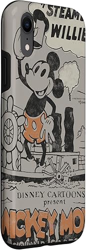 Miniatura 66 de Funda para iPhone 11 Pro Max Disney 100 Mickey Mouse Steamboat Willie Sound Cartoon D100